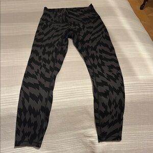 Lululemon Black Patterned Leggings